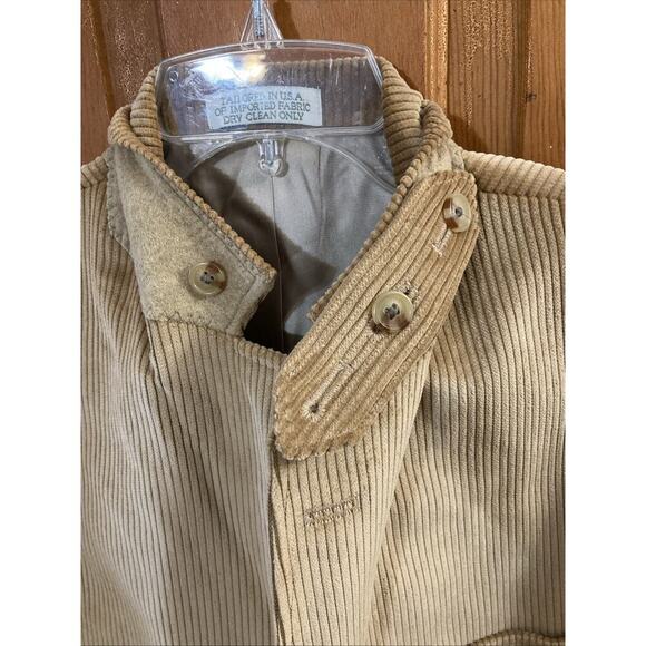 Orvis Mens Vtg Corduroy Sport Coat Sz 42R Tan Blazer Jacket Elbow Patch’s 90s - Picture 3 of 15